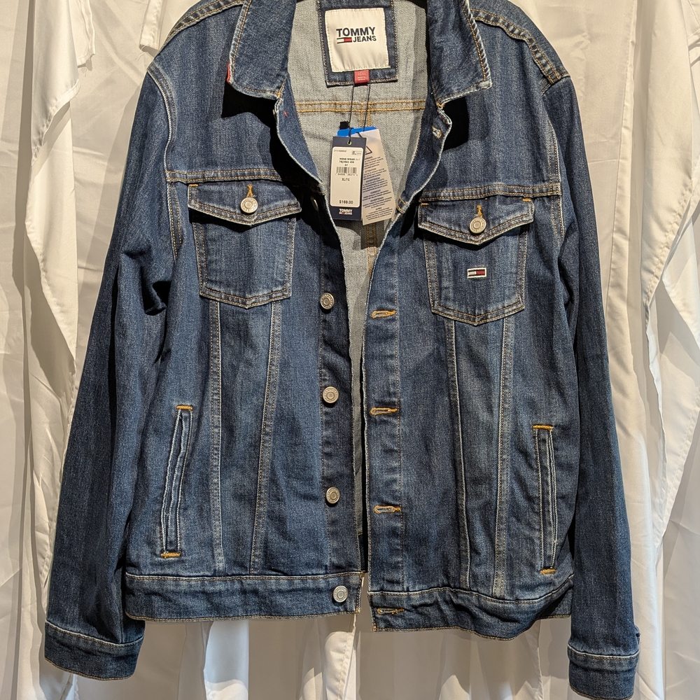 Tommy Hilfiger  Blue Denim Jacket XL NWT